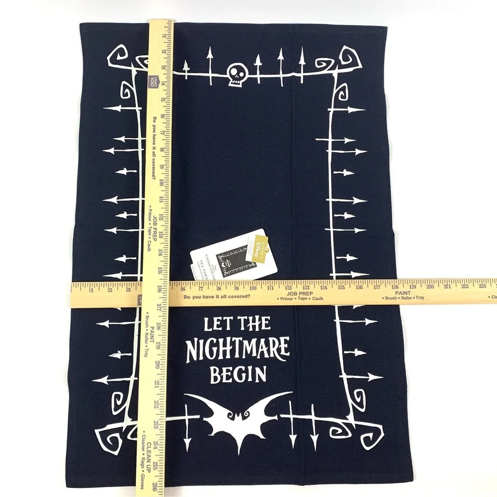 Hallmark Disney Nightmare Before Christmas NBC Tea Towel Let the Nightmare Begin